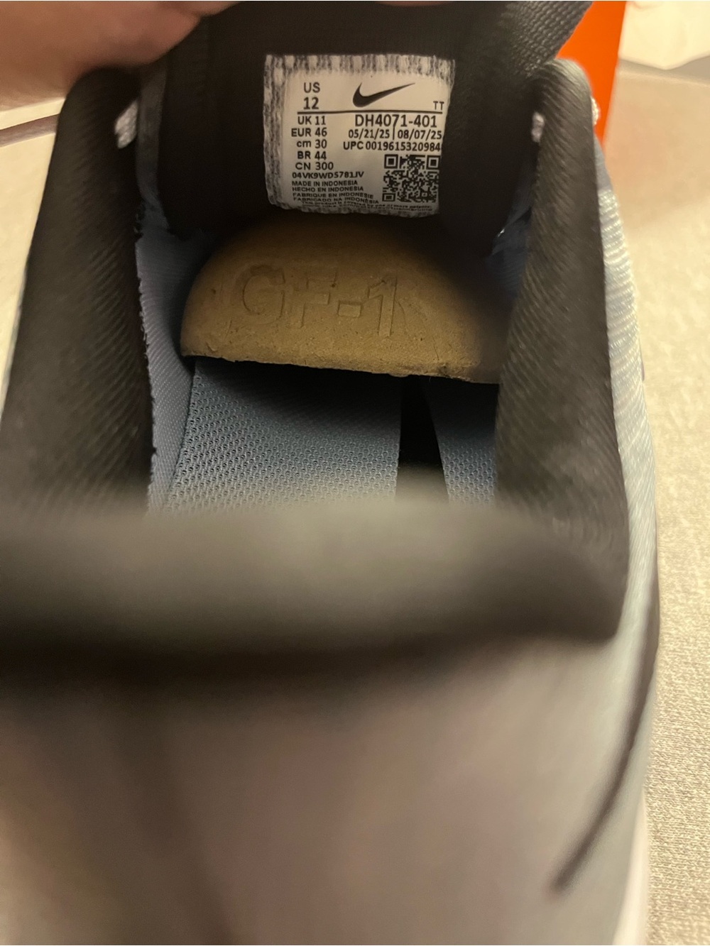 Nike Air Zoom Pegasus 39 Ashen Slate Black Running Men's Shoe Size 12 DH4071-401 - Picture 10 of 11